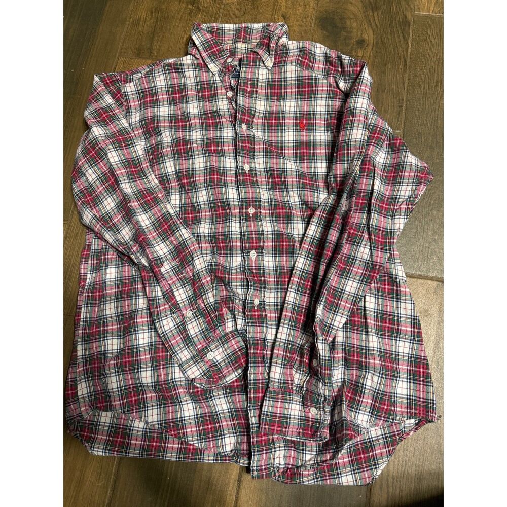 Ralph Lauren Red Plaid button down